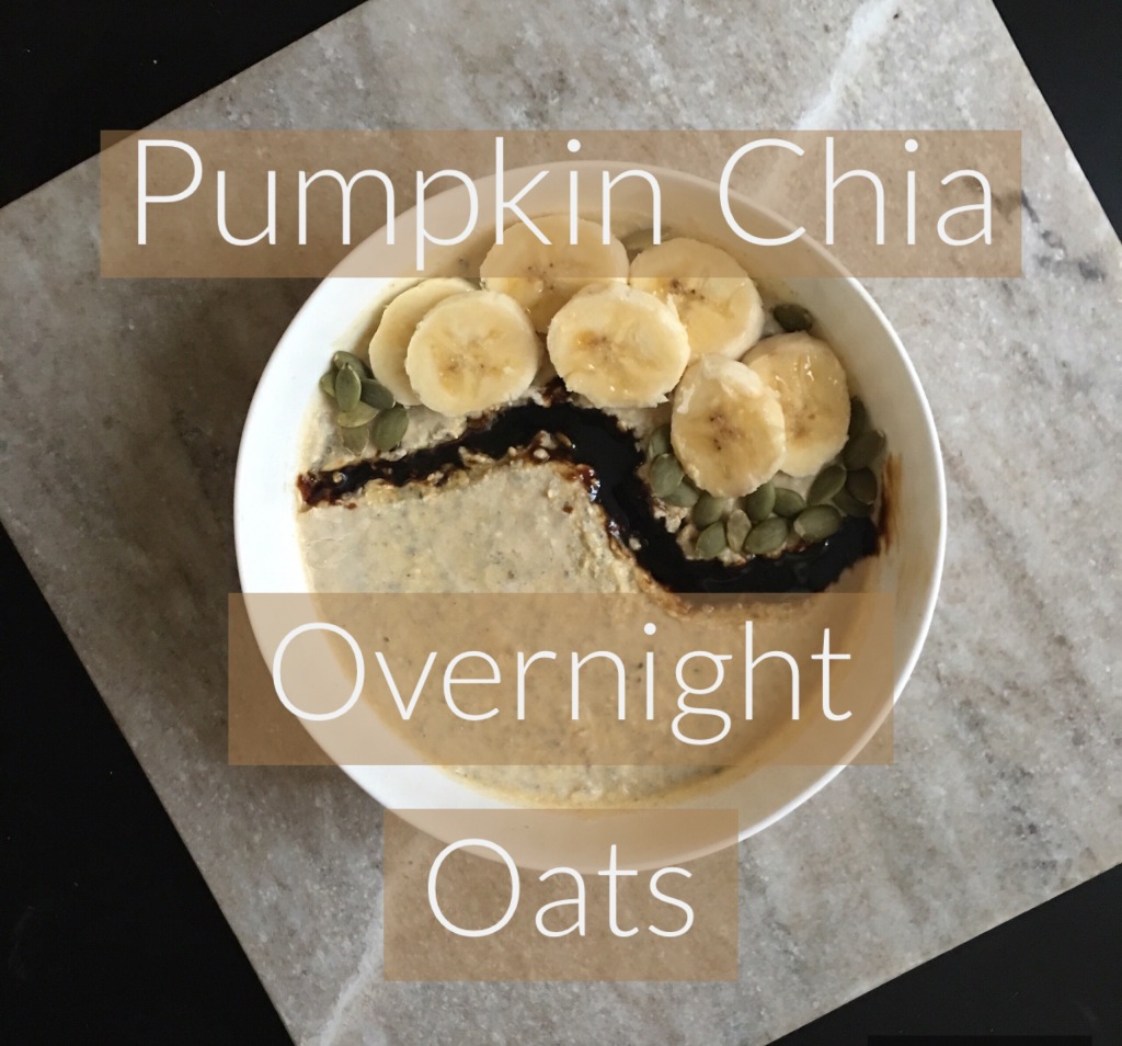 Pumpkin Chia Overnight Oats